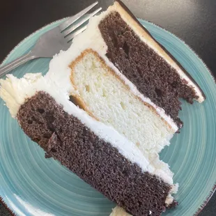 Black and White cake