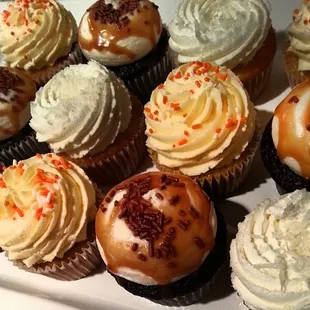 Chocolate Salted Carmel, Orange 50/50 and Pina Colada