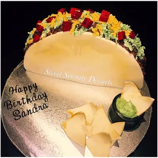 3D Taco cake