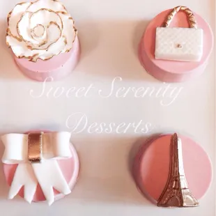 Parisian theme cookies