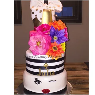 Custom Kate Spade cake