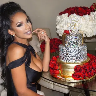 Diamond cake for Erica Mena