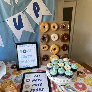 Donut Grow Up 1st Birthday Party, with the Sweet Shop donuts!