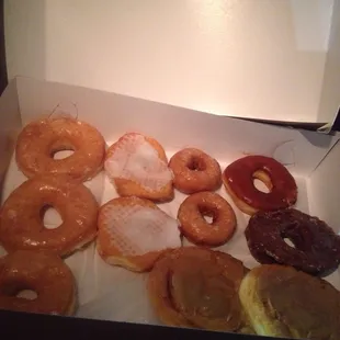 This is what 4 o clock fresh donuts right at open look like! Amazing!!