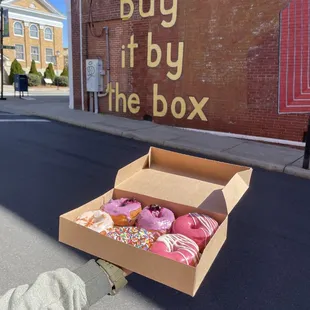 a box of donuts