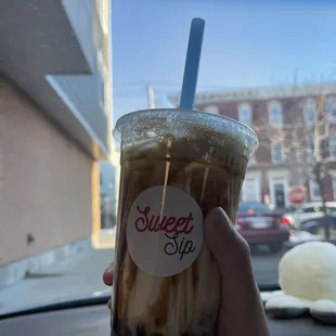 Brown Sugar Milk Tea with Boba