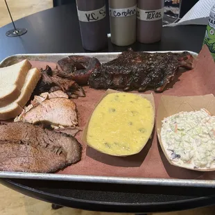 Got to the sampler, awesome. The Jalapeo Cheddar Grits are incredible