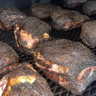 Slow Smoked Pork Shoulder.  Always pulled fresh to order.