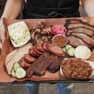 Brisket, Turkey, Ribs, Hot Links, Pulled Pork and Sides