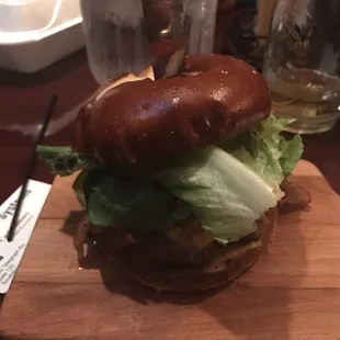 Anita Baker Bacon Burger