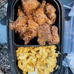 Orange Chicken w/ Mac & Cheese