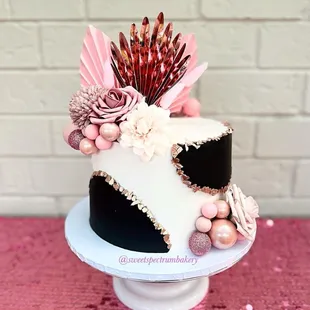 Stylish birthday cake