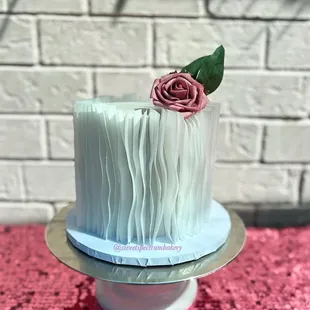 Elegant birthday cake
