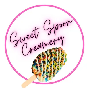 Mobile catering ice cream shop logo