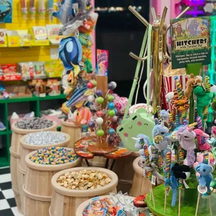 Our shelves are overflowing with a tempting array of candies, from classic favorites to quirky and unique treats.