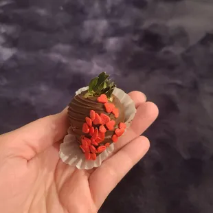 The size was perfect and fresh strawberries