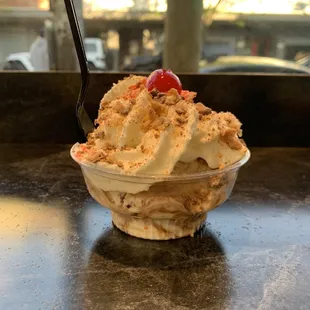 Small, one scoop sundae $6