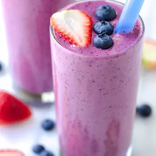 100 % Fruit Smoothies