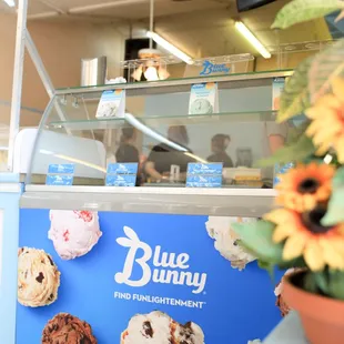 Serving Blue Bunny Ice Cream