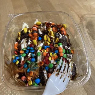 M&amp;m mini pancakes