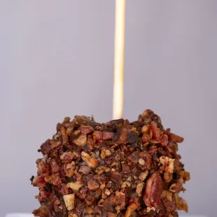 Bacon caramel apple