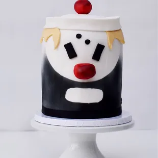 Vegan Cirque Du Soleil clown cake