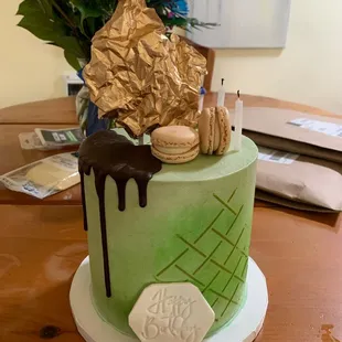 Loved my birthday matcha-cake
