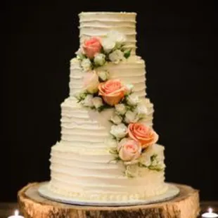 a wedding cake