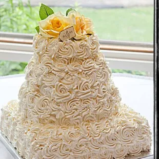 a wedding cake
