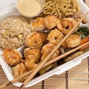 Delicious Shrimp Hibachi @ *:｡ﾟ Sweet Sushi &amp; Grill *:｡ﾟ Thank y(･‿･)u Ryan, Haley &amp; staff for the warm hospitality always!