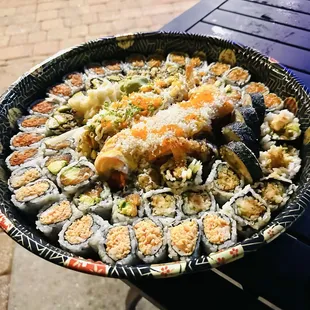 Excited to dig into my takeout order!