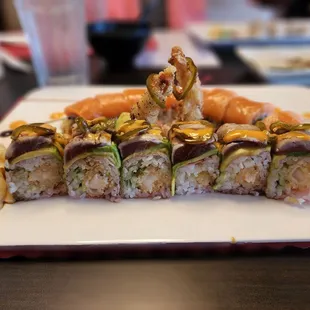 Crazy Girl Roll (in front) &amp; Crazy Roll (in the back)