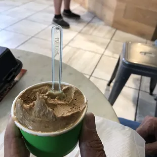 Coffee ice cream