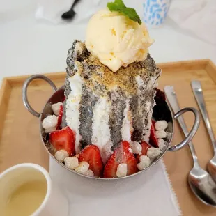 Sweet sesame bingsoo