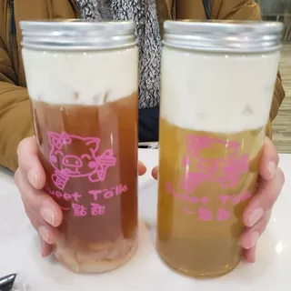 Osmanthus Oolong Tea with Cheese Foam