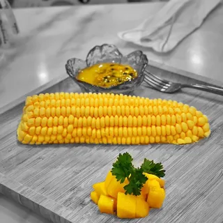 Mango passion fruit mousse cake