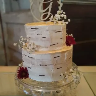 Birch Wedding Cake