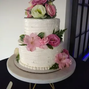 Floral Wedding Cake
