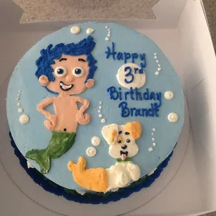 Bubble Guppies Birthday Cake