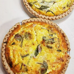 Made-from-scratch Quiche made fresh daily