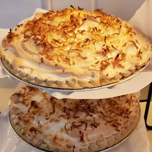 We are famous for our pies! And these are our coconut pies!