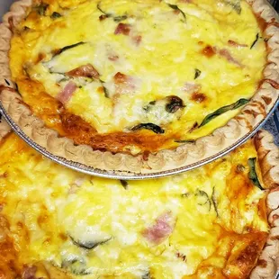 Our made-from-scratch, homemade quiche is made fresh daily!!