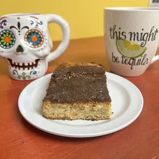 Sopapilla Cheesecake and Specialty Latte- Wee Naughty!