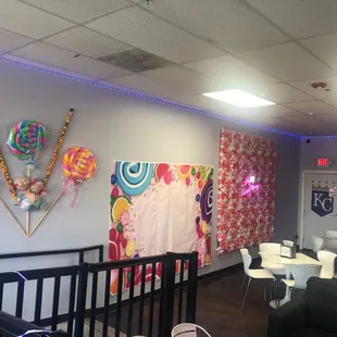 Birthday party room