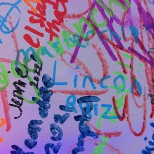 Write on the wall
