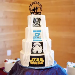 a star wars themed cake