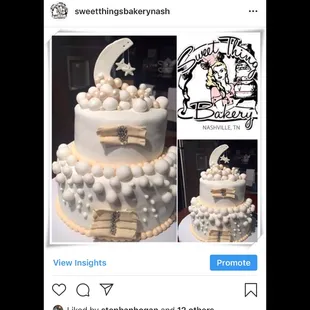 Baby Shower Reveal Cake