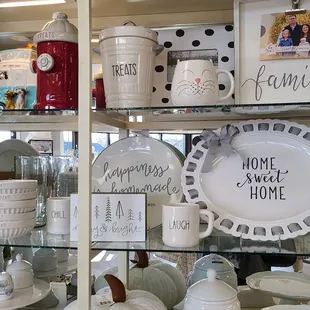 The Cutest Camper and fire hydrant cookie jars.