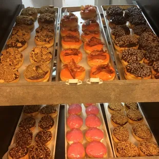So many flavors and types snickers ,smores ,bacon maple