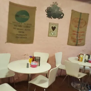The dinning area.